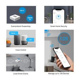 Planet Gates ZB Bridge Pro / CHINA SONOFF ZB Bridge-P ZigBee Pro Zigbee 3.0&Wi-Fi Dual-protocol Gateway Hub Support Remote Control ZigBee And Wi-Fi Devices OnAlexa