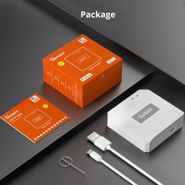 Planet Gates ZB Bridge Pro / CHINA SONOFF ZB Bridge-P ZigBee Pro Zigbee 3.0&Wi-Fi Dual-protocol Gateway Hub Support Remote Control ZigBee And Wi-Fi Devices OnAlexa