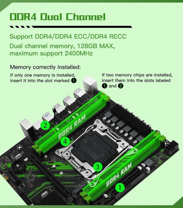 Planet Gates ZB-GB-X99 PR9 MACHINIST X99 Motherboard X99 PR9 Support LGA 2011-3 Intel Xeon E5 V3&V4 CPU DDR4 RAM SATA/NVME M.2 Slot