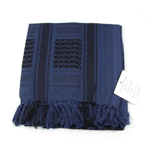 Planet Gates ZBL / One Size Military Arab Keffiyeh Shemagh Scarf Cotton Winter Shawl Neck Warmer Cover Head Wrap Windproof Tactical Camping Scarf Men Women