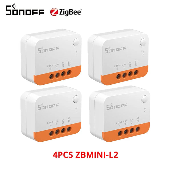 Planet Gates ZBMINIL2 with Card / Russian Federation 1/3/5PCS Itead SONOFF ZBMINI-L2 Zigbee DIY Smart Switch Module No Neutral Wire Required 2 Way Control For Smart Home Automation