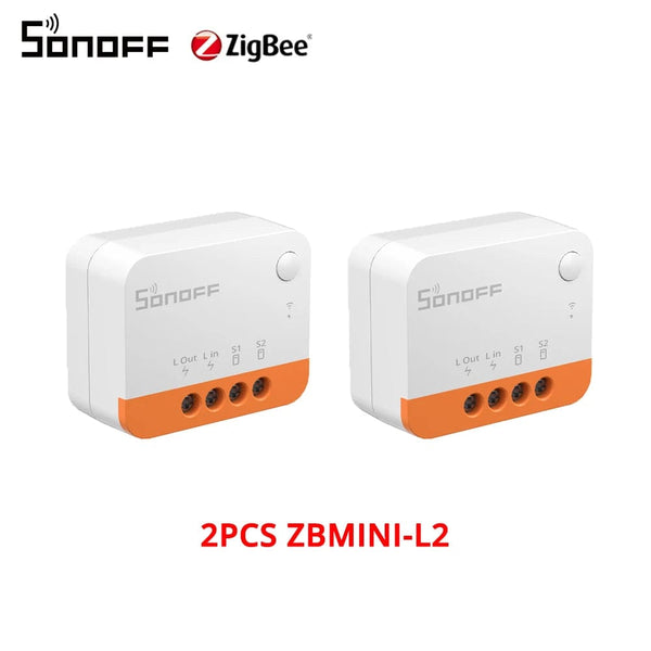 Planet Gates ZBMINIL2 with Card / Russian Federation 1/3/5PCS Itead SONOFF ZBMINI-L2 Zigbee DIY Smart Switch Module No Neutral Wire Required 2 Way Control For Smart Home Automation