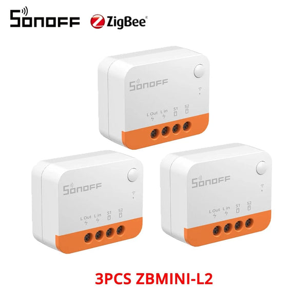 Planet Gates ZBMINIL2 with Card / Russian Federation 1/3/5PCS Itead SONOFF ZBMINI-L2 Zigbee DIY Smart Switch Module No Neutral Wire Required 2 Way Control For Smart Home Automation