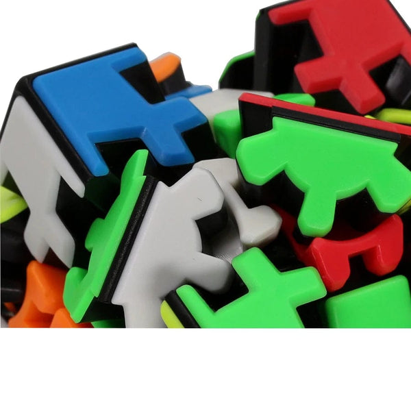Planet Gates ZC Gear 3x3 Ziicube Magic Gear Cube 3x3  3x3x3  큐브 кубики Cubo Mágico Profissional Gearwheel Magico Puzzle головоломка 기어큐브 Twist Game Gifts