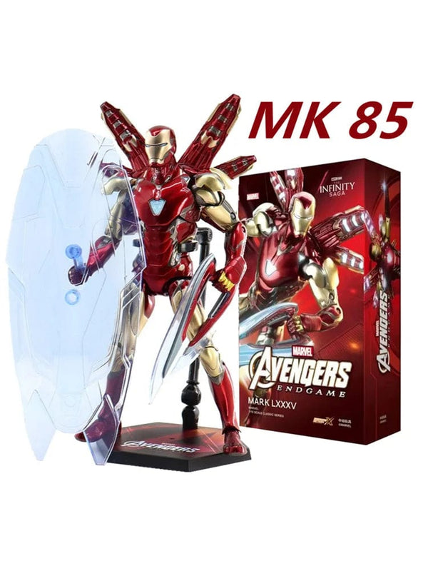 Planet Gates ZD MK4 ZD Toys Iron Man Series Joint Movable MK1 MK2 MK3 MK4 MK5 MK6 MK7 MK42 MK43 MK50 Movie Action Figure 7 Inches Mark Dolls