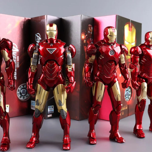 Planet Gates ZD MK4 ZD Toys Iron Man Series Joint Movable MK1 MK2 MK3 MK4 MK5 MK6 MK7 MK42 MK43 MK50 Movie Action Figure 7 Inches Mark Dolls
