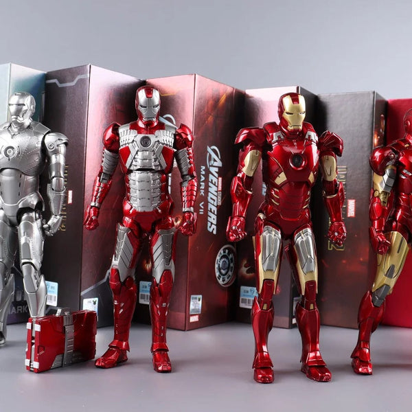 Planet Gates ZD MK4 ZD Toys Iron Man Series Joint Movable MK1 MK2 MK3 MK4 MK5 MK6 MK7 MK42 MK43 MK50 Movie Action Figure 7 Inches Mark Dolls