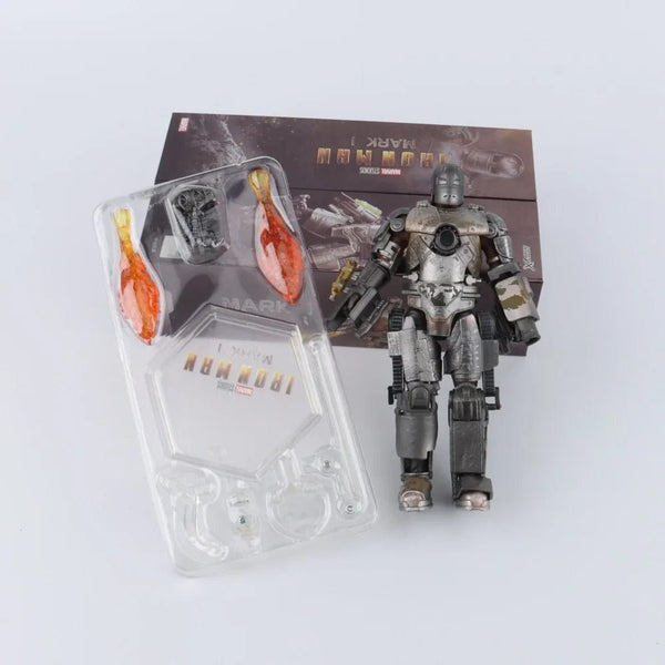 Planet Gates ZD MK4 ZD Toys Iron Man Series Joint Movable MK1 MK2 MK3 MK4 MK5 MK6 MK7 MK42 MK43 MK50 Movie Action Figure 7 Inches Mark Dolls