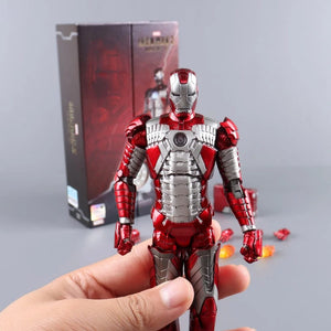 Planet Gates ZD MK4 ZD Toys Iron Man Series Joint Movable MK1 MK2 MK3 MK4 MK5 MK6 MK7 MK42 MK43 MK50 Movie Action Figure 7 Inches Mark Dolls