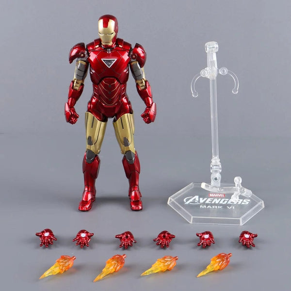 Planet Gates ZD MK4 ZD Toys Iron Man Series Joint Movable MK1 MK2 MK3 MK4 MK5 MK6 MK7 MK42 MK43 MK50 Movie Action Figure 7 Inches Mark Dolls