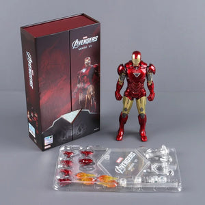 Planet Gates ZD MK4 ZD Toys Iron Man Series Joint Movable MK1 MK2 MK3 MK4 MK5 MK6 MK7 MK42 MK43 MK50 Movie Action Figure 7 Inches Mark Dolls