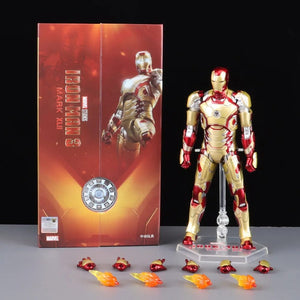 Planet Gates ZD MK4 ZD Toys Iron Man Series Joint Movable MK1 MK2 MK3 MK4 MK5 MK6 MK7 MK42 MK43 MK50 Movie Action Figure 7 Inches Mark Dolls