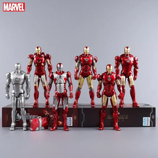 Planet Gates ZD MK47 ZD Toys Iron Man Series Joint Movable MK1 MK2 MK3 MK4 MK5 MK6 MK7 MK42 MK43 MK50 Movie Action Figure 7 Inches Mark Dolls