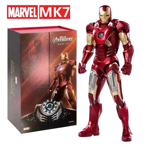 Planet Gates ZD MK47 ZD Toys Iron Man Series Joint Movable MK1 MK2 MK3 MK4 MK5 MK6 MK7 MK42 MK43 MK50 Movie Action Figure 7 Inches Mark Dolls