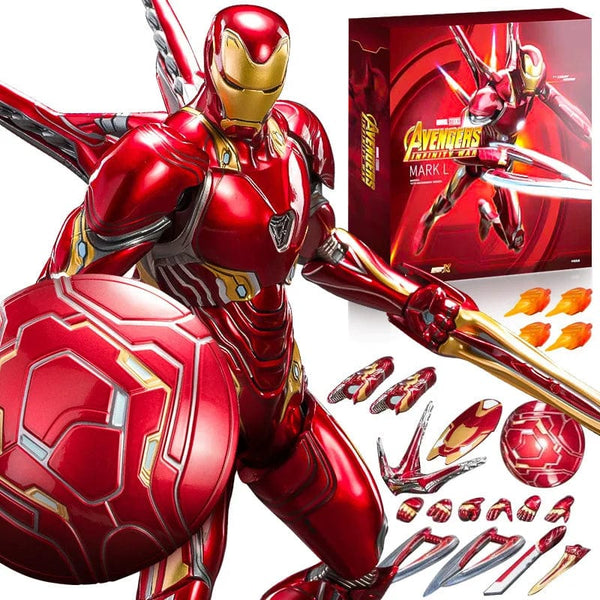 Planet Gates ZD MK47 ZD Toys Iron Man Series Joint Movable MK1 MK2 MK3 MK4 MK5 MK6 MK7 MK42 MK43 MK50 Movie Action Figure 7 Inches Mark Dolls