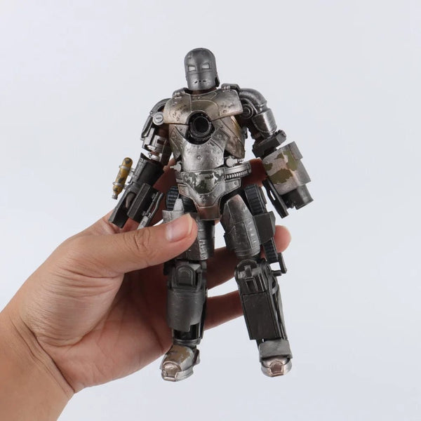 Planet Gates ZD MK47 ZD Toys Iron Man Series Joint Movable MK1 MK2 MK3 MK4 MK5 MK6 MK7 MK42 MK43 MK50 Movie Action Figure 7 Inches Mark Dolls