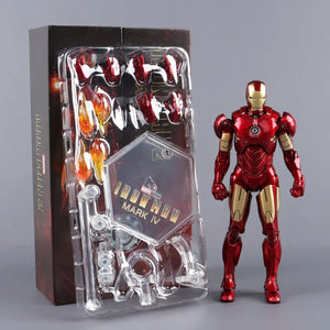 Planet Gates ZD MK47 ZD Toys Iron Man Series Joint Movable MK1 MK2 MK3 MK4 MK5 MK6 MK7 MK42 MK43 MK50 Movie Action Figure 7 Inches Mark Dolls