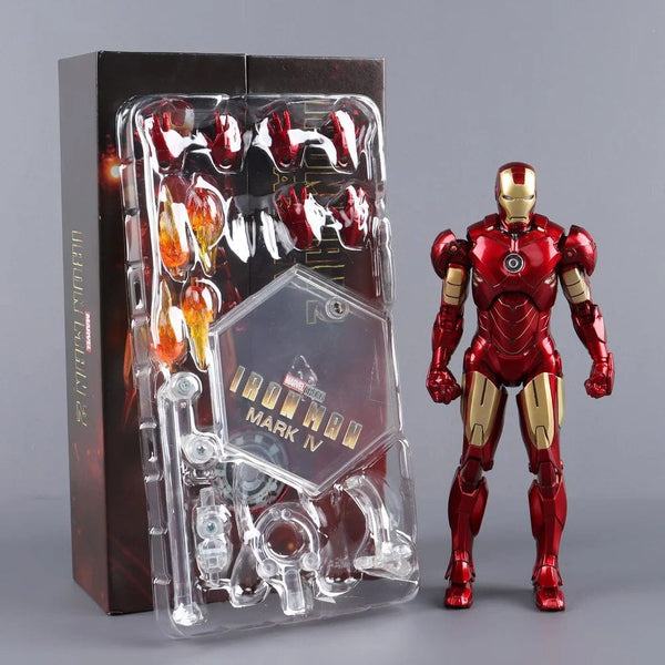 Planet Gates ZD MK47 ZD Toys Iron Man Series Joint Movable MK1 MK2 MK3 MK4 MK5 MK6 MK7 MK42 MK43 MK50 Movie Action Figure 7 Inches Mark Dolls