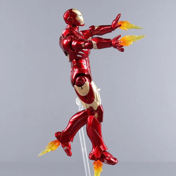 Planet Gates ZD MK47 ZD Toys Iron Man Series Joint Movable MK1 MK2 MK3 MK4 MK5 MK6 MK7 MK42 MK43 MK50 Movie Action Figure 7 Inches Mark Dolls