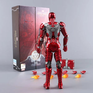 Planet Gates ZD MK47 ZD Toys Iron Man Series Joint Movable MK1 MK2 MK3 MK4 MK5 MK6 MK7 MK42 MK43 MK50 Movie Action Figure 7 Inches Mark Dolls