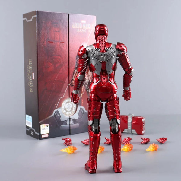 Planet Gates ZD MK47 ZD Toys Iron Man Series Joint Movable MK1 MK2 MK3 MK4 MK5 MK6 MK7 MK42 MK43 MK50 Movie Action Figure 7 Inches Mark Dolls