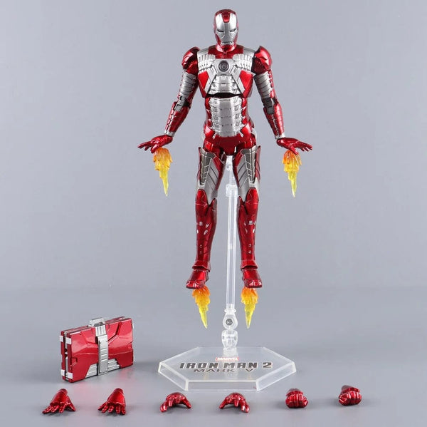 Planet Gates ZD MK47 ZD Toys Iron Man Series Joint Movable MK1 MK2 MK3 MK4 MK5 MK6 MK7 MK42 MK43 MK50 Movie Action Figure 7 Inches Mark Dolls