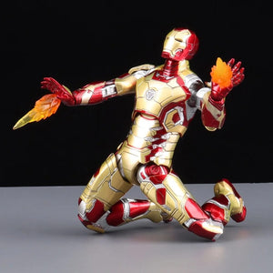 Planet Gates ZD MK47 ZD Toys Iron Man Series Joint Movable MK1 MK2 MK3 MK4 MK5 MK6 MK7 MK42 MK43 MK50 Movie Action Figure 7 Inches Mark Dolls