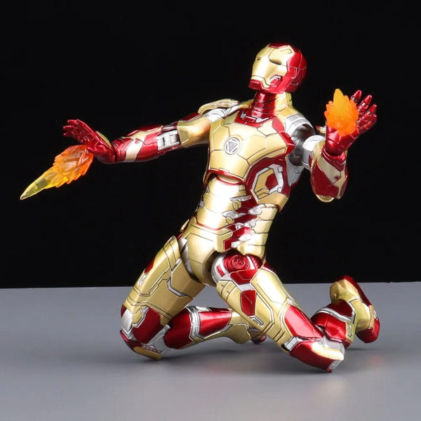Planet Gates ZD MK47 ZD Toys Iron Man Series Joint Movable MK1 MK2 MK3 MK4 MK5 MK6 MK7 MK42 MK43 MK50 Movie Action Figure 7 Inches Mark Dolls
