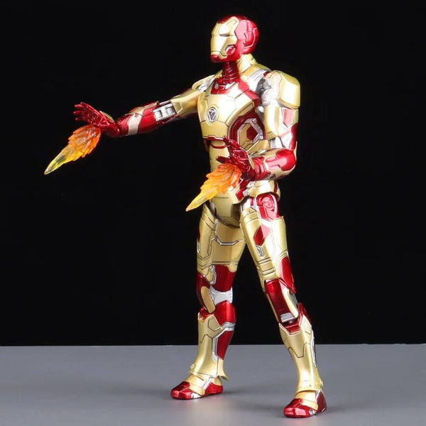 Planet Gates ZD MK47 ZD Toys Iron Man Series Joint Movable MK1 MK2 MK3 MK4 MK5 MK6 MK7 MK42 MK43 MK50 Movie Action Figure 7 Inches Mark Dolls