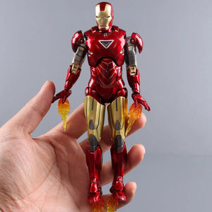 Planet Gates ZD MK47 ZD Toys Iron Man Series Joint Movable MK1 MK2 MK3 MK4 MK5 MK6 MK7 MK42 MK43 MK50 Movie Action Figure 7 Inches Mark Dolls