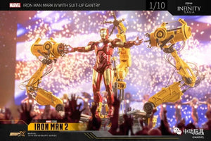 Planet Gates Zd Toys Suit Up Gantry With MK4 iron man Gantry Original 1/10 Tony Stark Model Action Figure Collectible Toy Gift For Kid