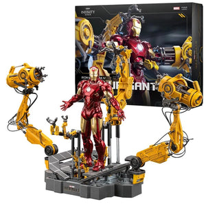 Planet Gates Zd Toys Suit Up Gantry With MK4 iron man Gantry Original 1/10 Tony Stark Model Action Figure Collectible Toy Gift For Kid