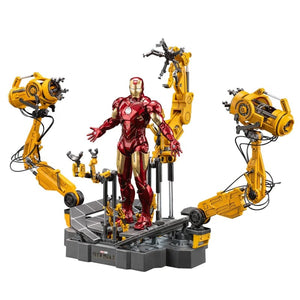 Planet Gates Zd Toys Suit Up Gantry With MK4 iron man Gantry Original 1/10 Tony Stark Model Action Figure Collectible Toy Gift For Kid