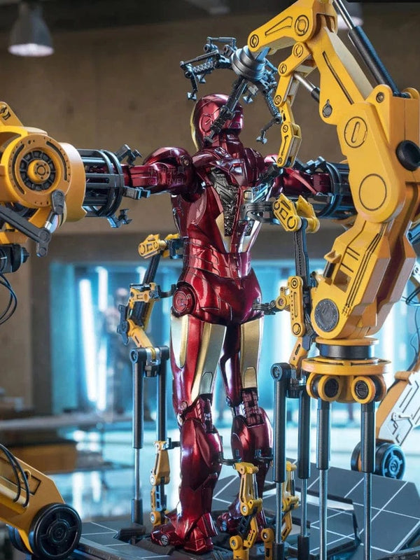 Planet Gates Zd Toys Suit Up Gantry With MK4 iron man Gantry Original 1/10 Tony Stark Model Action Figure Collectible Toy Gift For Kid