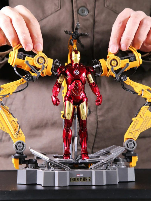 Planet Gates Zd Toys Suit Up Gantry With MK4 iron man Gantry Original 1/10 Tony Stark Model Action Figure Collectible Toy Gift For Kid