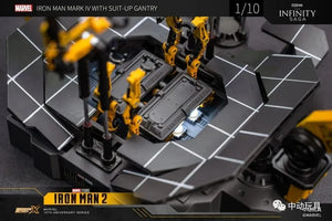 Planet Gates Zd Toys Suit Up Gantry With MK4 iron man Gantry Original 1/10 Tony Stark Model Action Figure Collectible Toy Gift For Kid