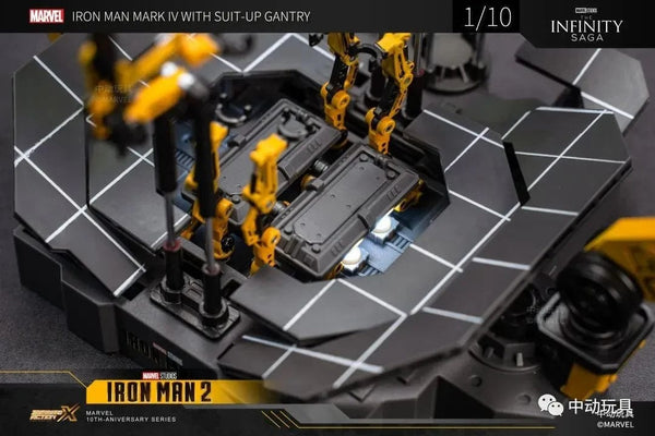 Planet Gates Zd Toys Suit Up Gantry With MK4 iron man Gantry Original 1/10 Tony Stark Model Action Figure Collectible Toy Gift For Kid