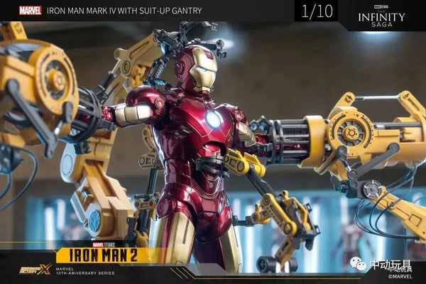 Planet Gates Zd Toys Suit Up Gantry With MK4 iron man Gantry Original 1/10 Tony Stark Model Action Figure Collectible Toy Gift For Kid