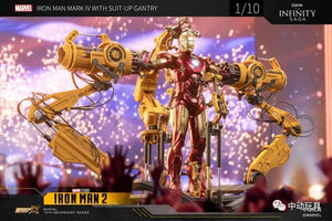 Planet Gates Zd Toys Suit Up Gantry With MK4 iron man Gantry Original 1/10 Tony Stark Model Action Figure Collectible Toy Gift For Kid