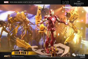 Planet Gates Zd Toys Suit Up Gantry With MK4 iron man Gantry Original 1/10 Tony Stark Model Action Figure Collectible Toy Gift For Kid