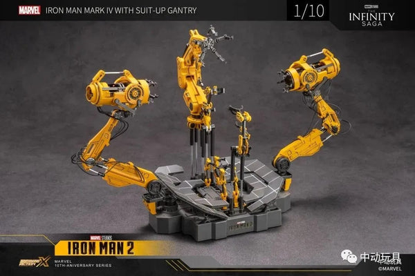 Planet Gates Zd Toys Suit Up Gantry With MK4 iron man Gantry Original 1/10 Tony Stark Model Action Figure Collectible Toy Gift For Kid