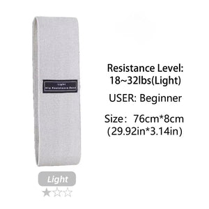 Planet Gates ZD03 Fabric Resistance Hip Booty Bands Glute Thigh Elastic Workout Bands Squat Circle Stretch Fitness Strips Loops Yoga Gym Equipment