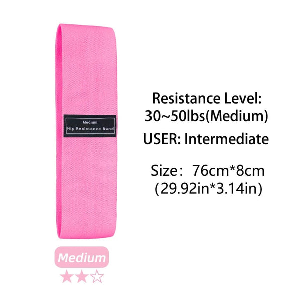 Planet Gates ZD03 Fabric Resistance Hip Booty Bands Glute Thigh Elastic Workout Bands Squat Circle Stretch Fitness Strips Loops Yoga Gym Equipment