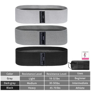 Planet Gates ZD04 Fabric Resistance Hip Booty Bands Glute Thigh Elastic Workout Bands Squat Circle Stretch Fitness Strips Loops Yoga Gym Equipment