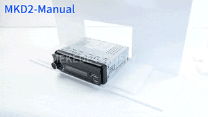 Planet Gates ZD1 with CP AA Universal 7" 1din Retractable Screen Car Radio Android Auto Carplay Multimedia Video Player Intelligent Vehicle System BT FM USB