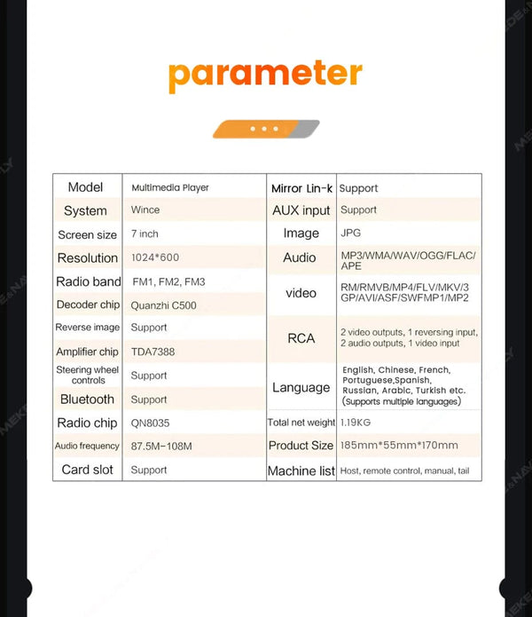 Planet Gates ZD1 with CP AA Universal 7" 1din Retractable Screen Car Radio Android Auto Carplay Multimedia Video Player Intelligent Vehicle System BT FM USB