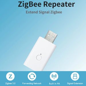 Planet Gates ZigBee 1pc Tuya for ZigBee Signal Repeater USB Signal Amplifier Extender ZigBee Gateway Smart Home Devices Smart Automation For Smart Life