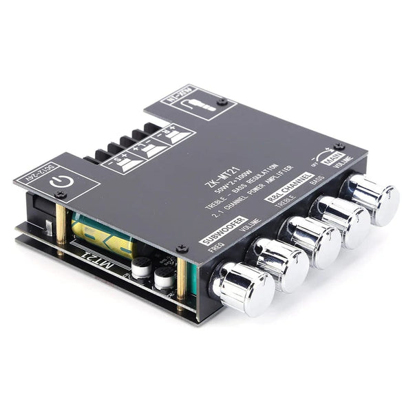 Planet Gates ZK-MT/TB21 2x50W+100W 2.1 Channel BT5.0 AUX Digital Sound Amplifier with Bluetooth Audio Amplifier Board for Consumer Electronic