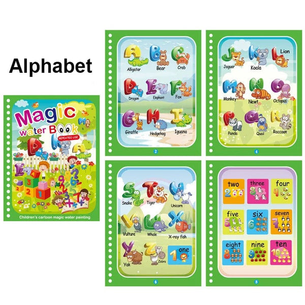 Planet Gates ZK026 Magic Water Painting Book For Kids Baby Games Toys Montessori Coloring Books Baby Paint Educational Toys For Baby 1 2 3 Years