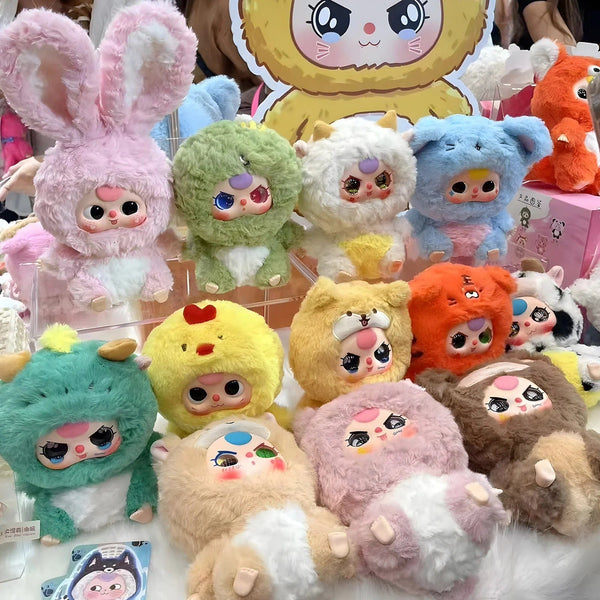 Planet Gates Zodiac Random / CN Baby 3 years old V1 V2 Animal Party Doll Random Style Baby Three olds V1/V2 Dolls Cute Plush Doll Soft Doll Throw Pillow Toys